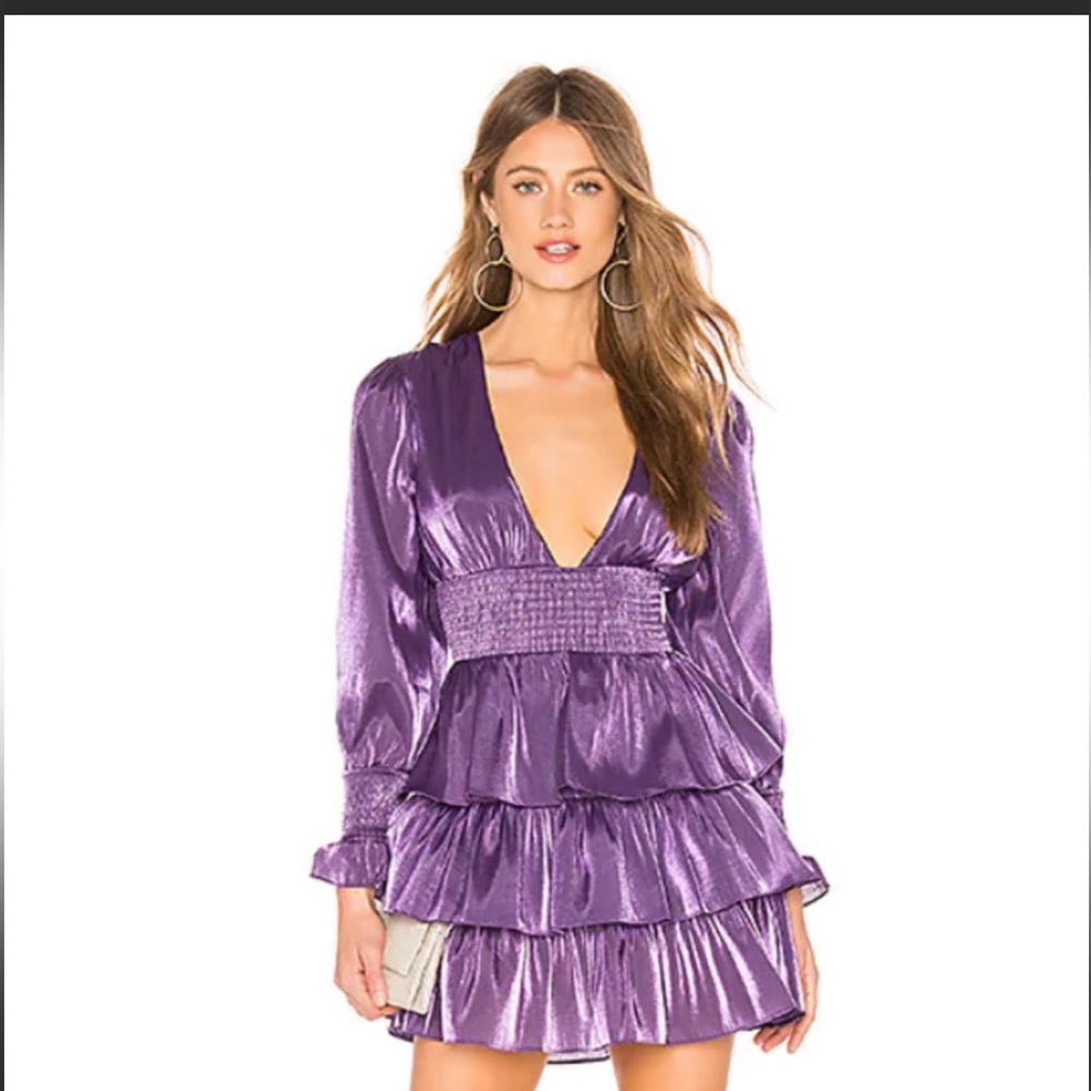 Lovers and friends mauve dress for the holidays